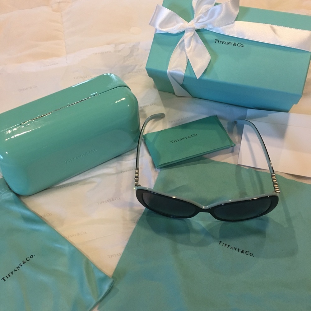 Tiffany & Co sunglasses w crystal accents
